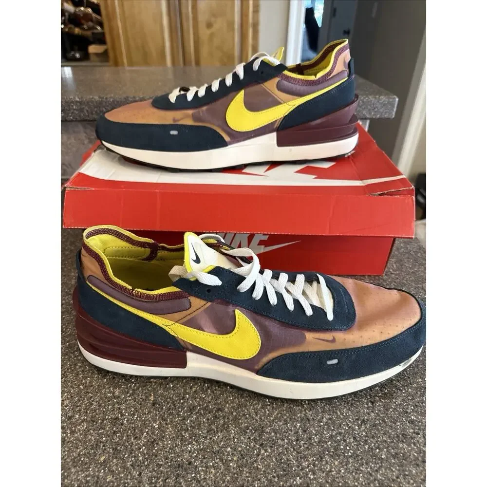 Size 13 Nike Waffle One SE Running Shoes Dark Beetroot DD8014-600